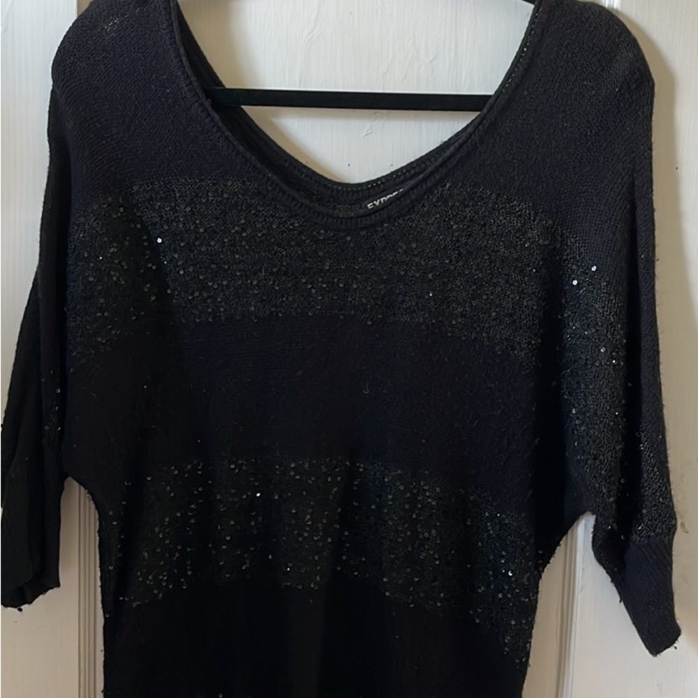Black Express Sweater